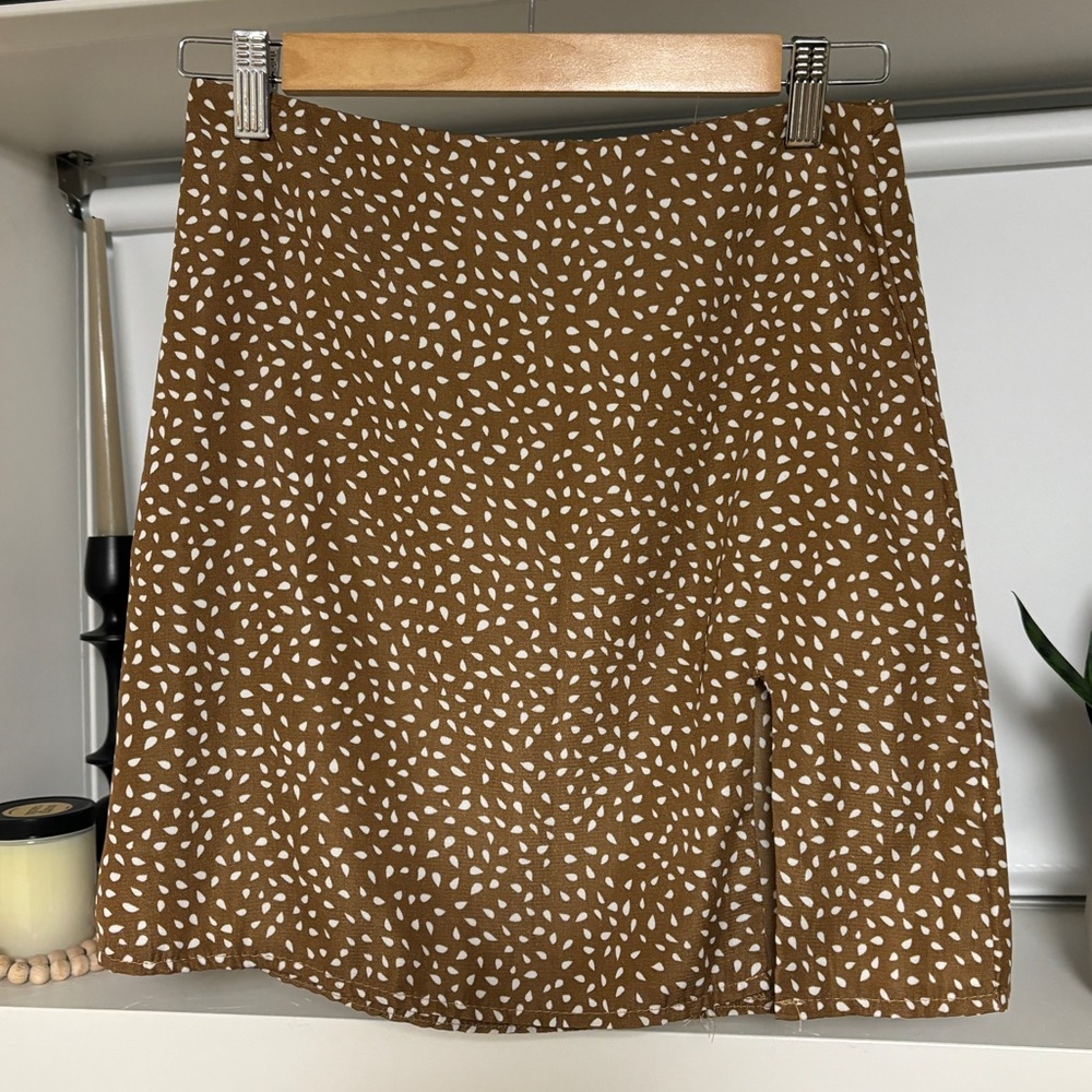 Mini Skirt with Leg Slit